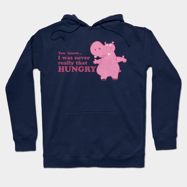 Hungry Hippo Hoodie by Clutch Tees